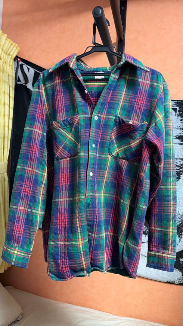 70s-80s BIG YANK ヴィンテージ ネルシャツ USA製 ヘビーネル