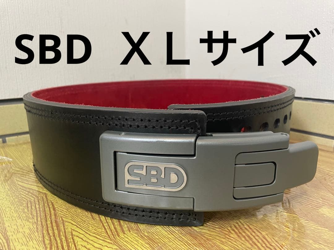 SBD パワーリフティングベルト XLサイズ 10mm 10cm 新ロゴ