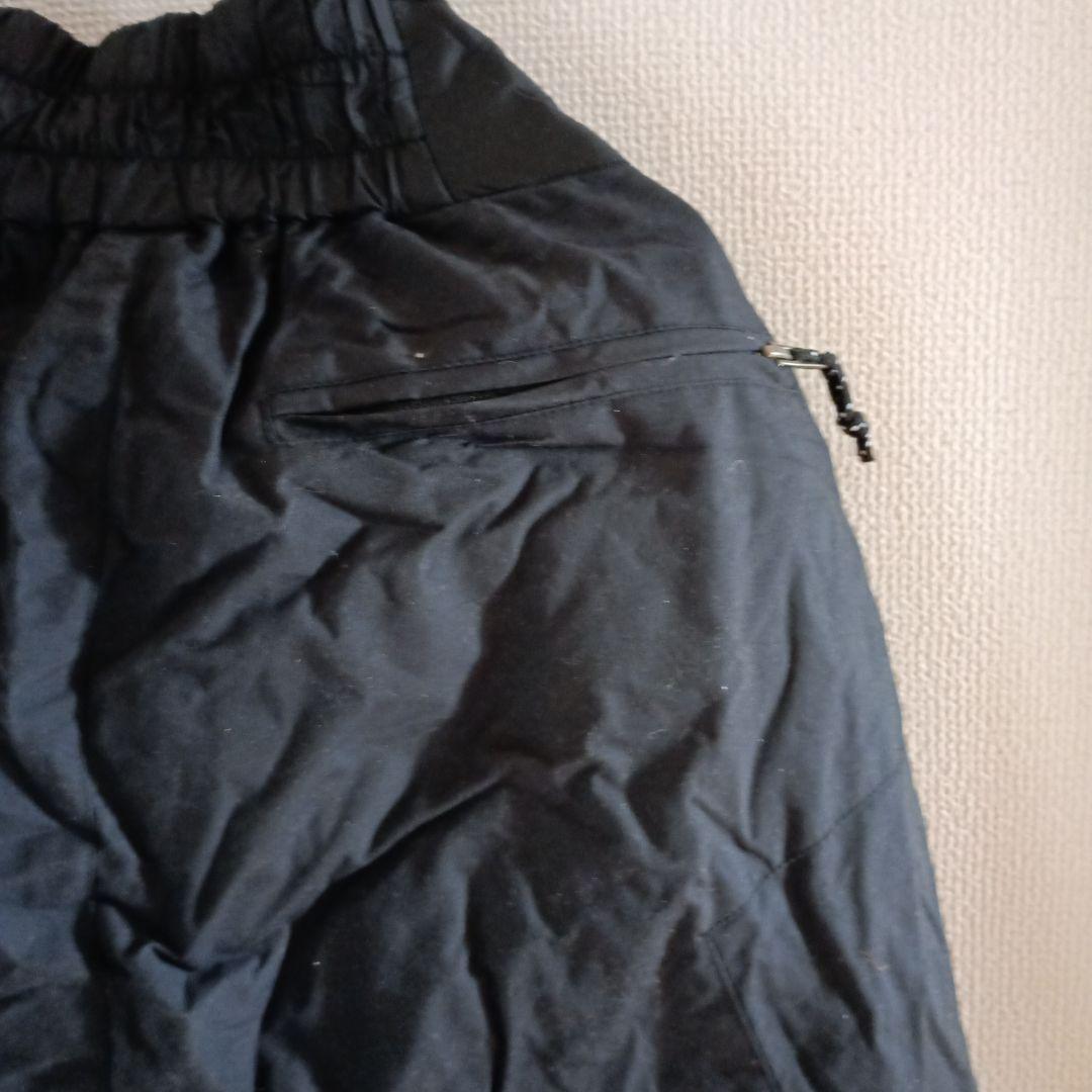 マウンテンイクイップメント☆ダウンパンツ☆ブラック☆サスペンダー