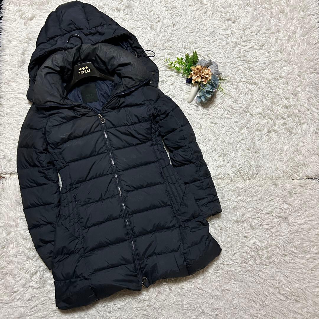 タトラス LTA18A4496 ポルテアマ ダブルジップ ダウンコート フード