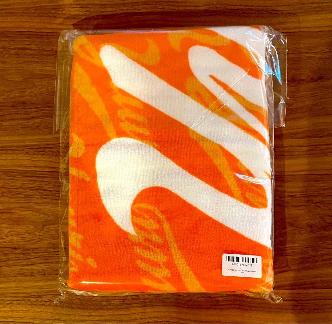 新品未開封】優里 フード付きタオル オレンジ フェスグッズ 完売品