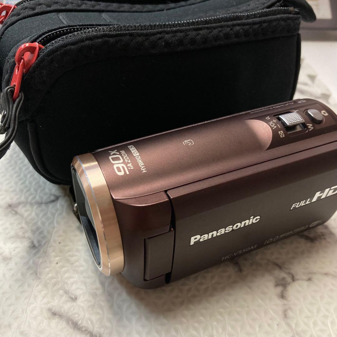 Panasonic HC-V520M ビデオカメラ ケース付【43b99322】 Amazon | パナソニック デジタルハイビジョンビデオカメラ V520 内蔵