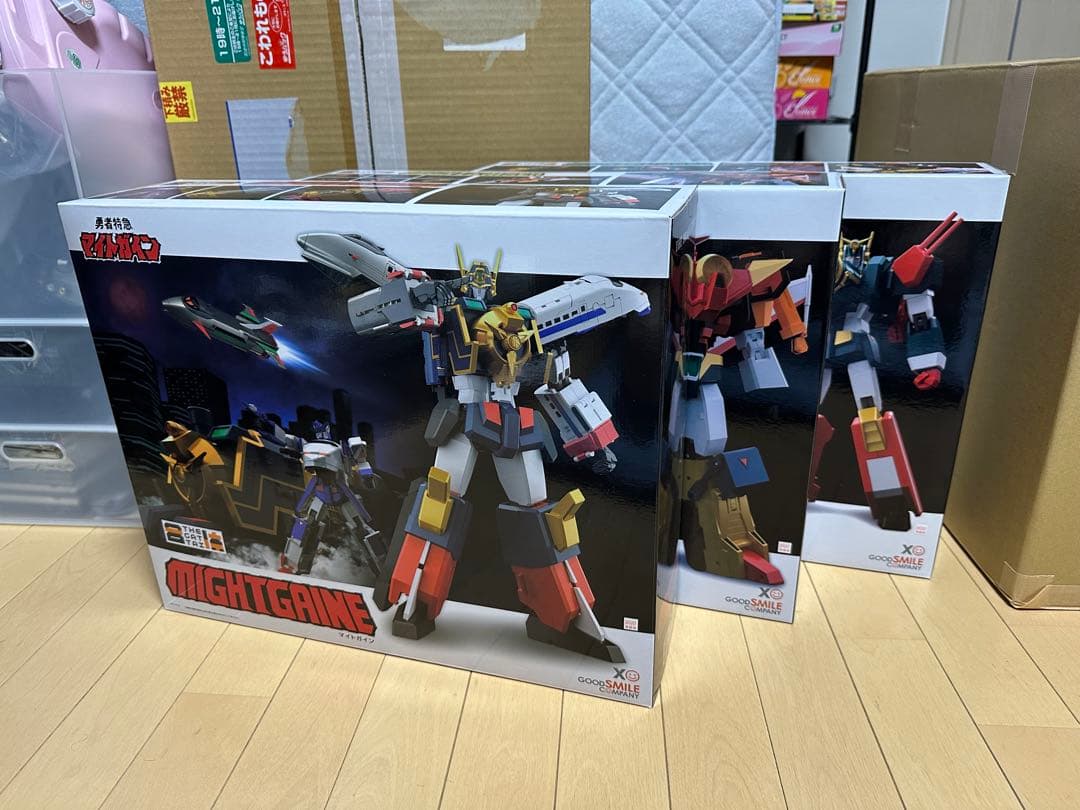 THE合体 マイトガインシリーズ ３点セット 勇者特急マイトガイン』マイトカイザー、マイトガンナー+パーフェクト