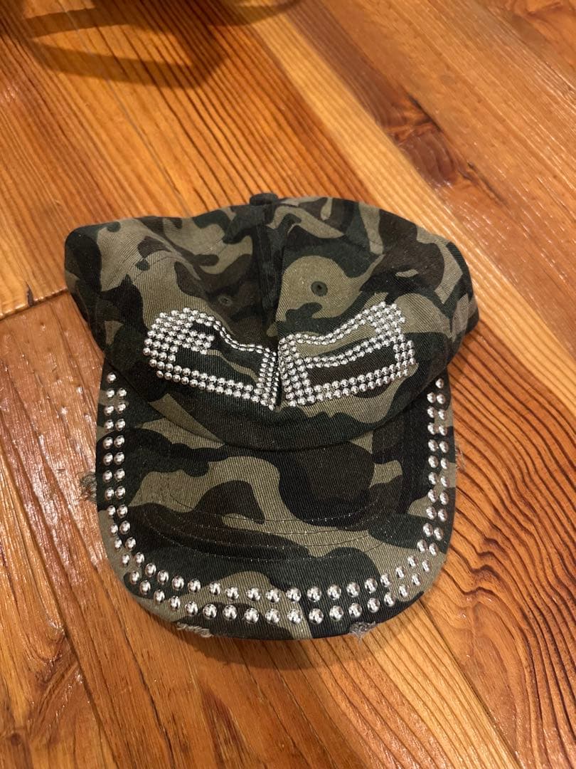 BEEDEN STUDS DAMAGE CAP 迷彩カモフラ