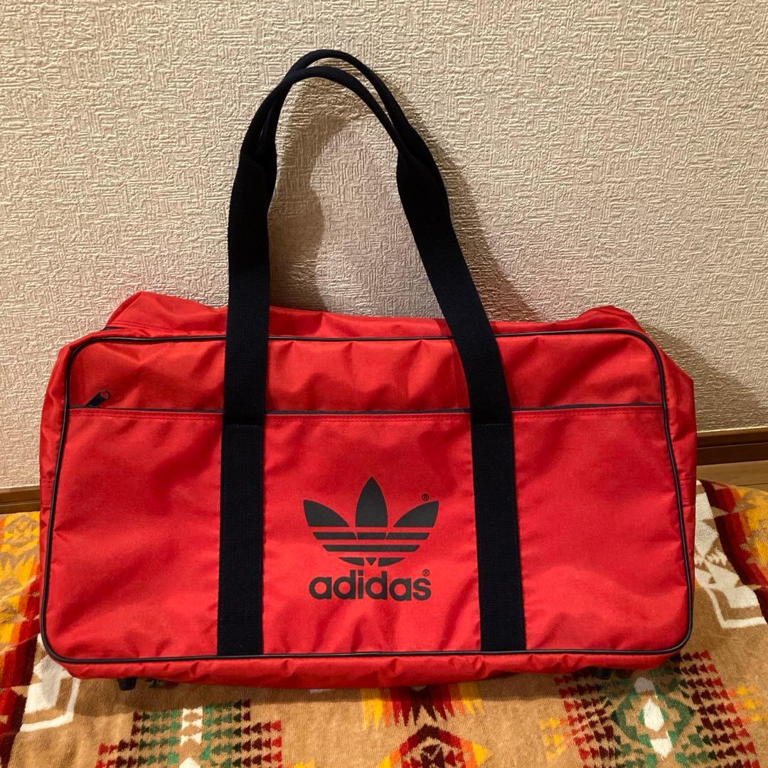 80s 美品 adidas 兼松 ナイロン スクールバック ビンテージ レア希少