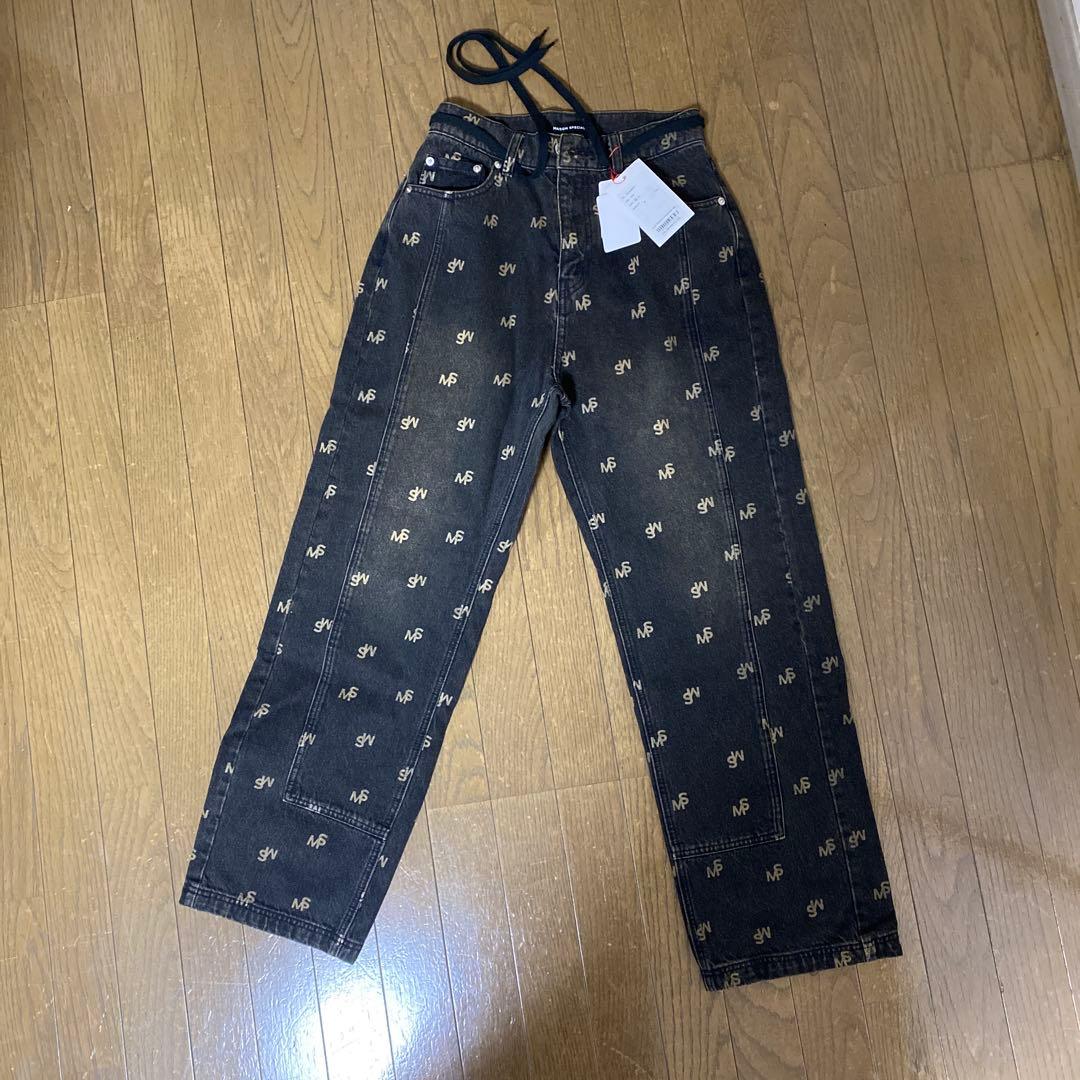 （ベリー）新品 MAISON SPECIALブラックデニム サイズ36