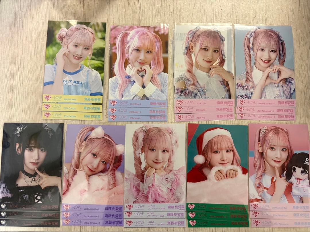 齋藤樹愛羅 生写真コンプ まとめ売り ♩イコラブ/齋藤樹愛羅/生写真/まとめ売り - メルカリ