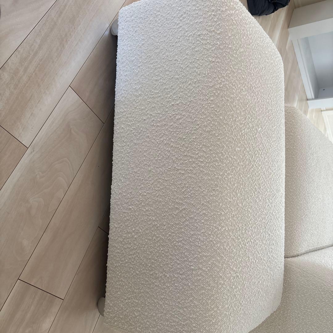 smoo moaninブークレ生地 オットマン - メルカリ