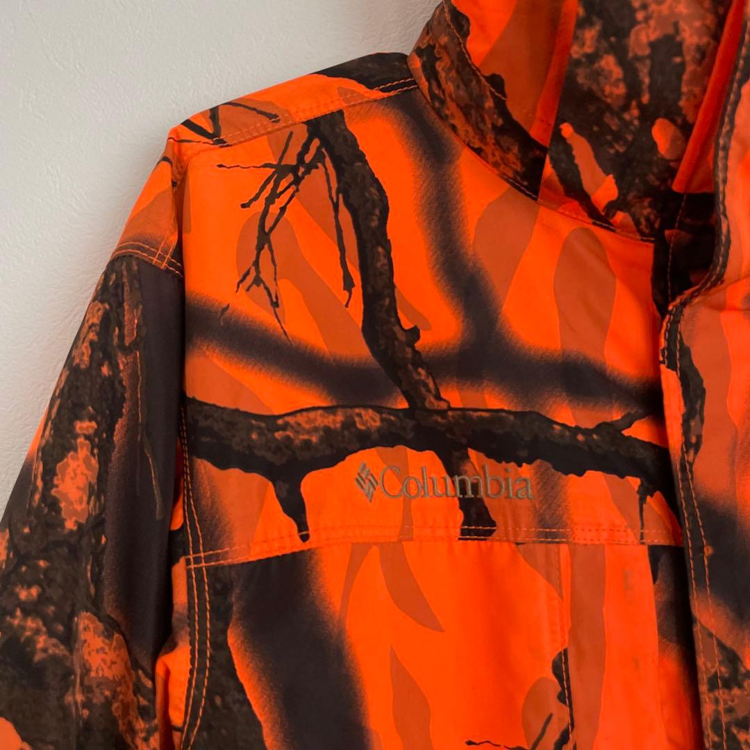 コロンビア メンズ スノボウェア XS カモフラ柄 オレンジ TITANIUM