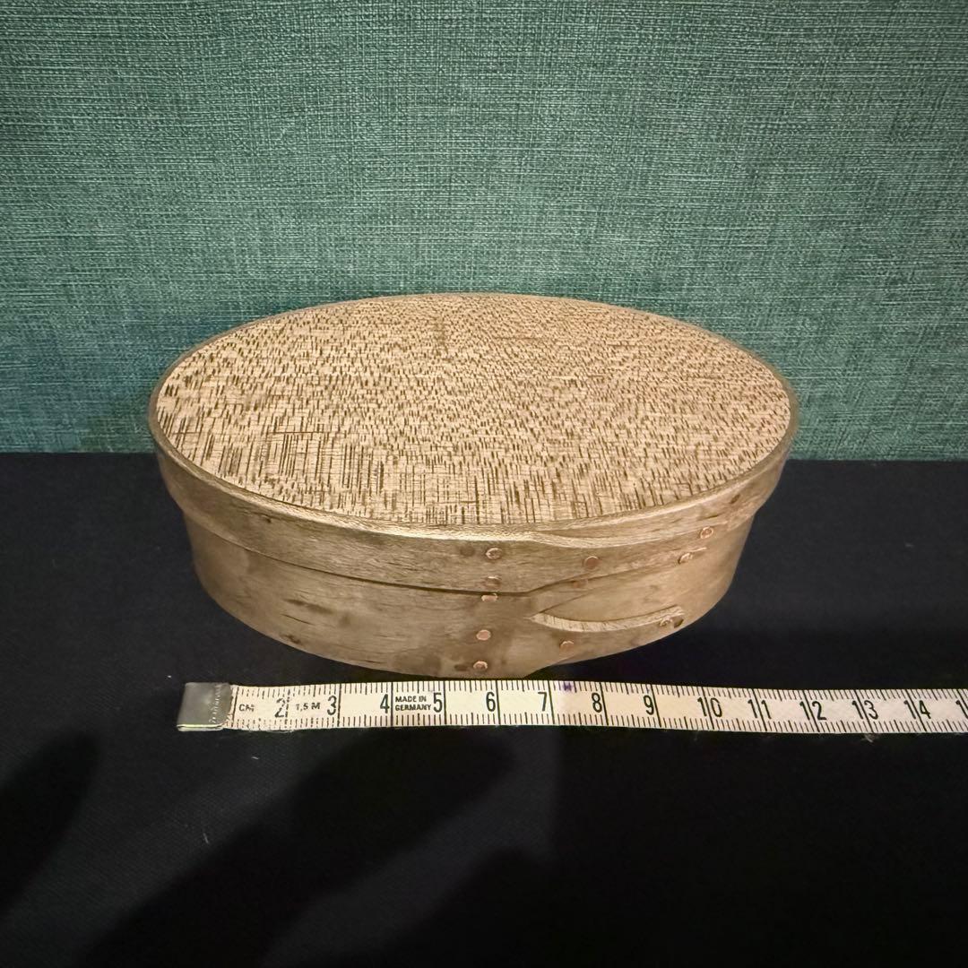 IFUJI OVAL BOX type-R #1 GREY▶︎草木染 - メルカリ