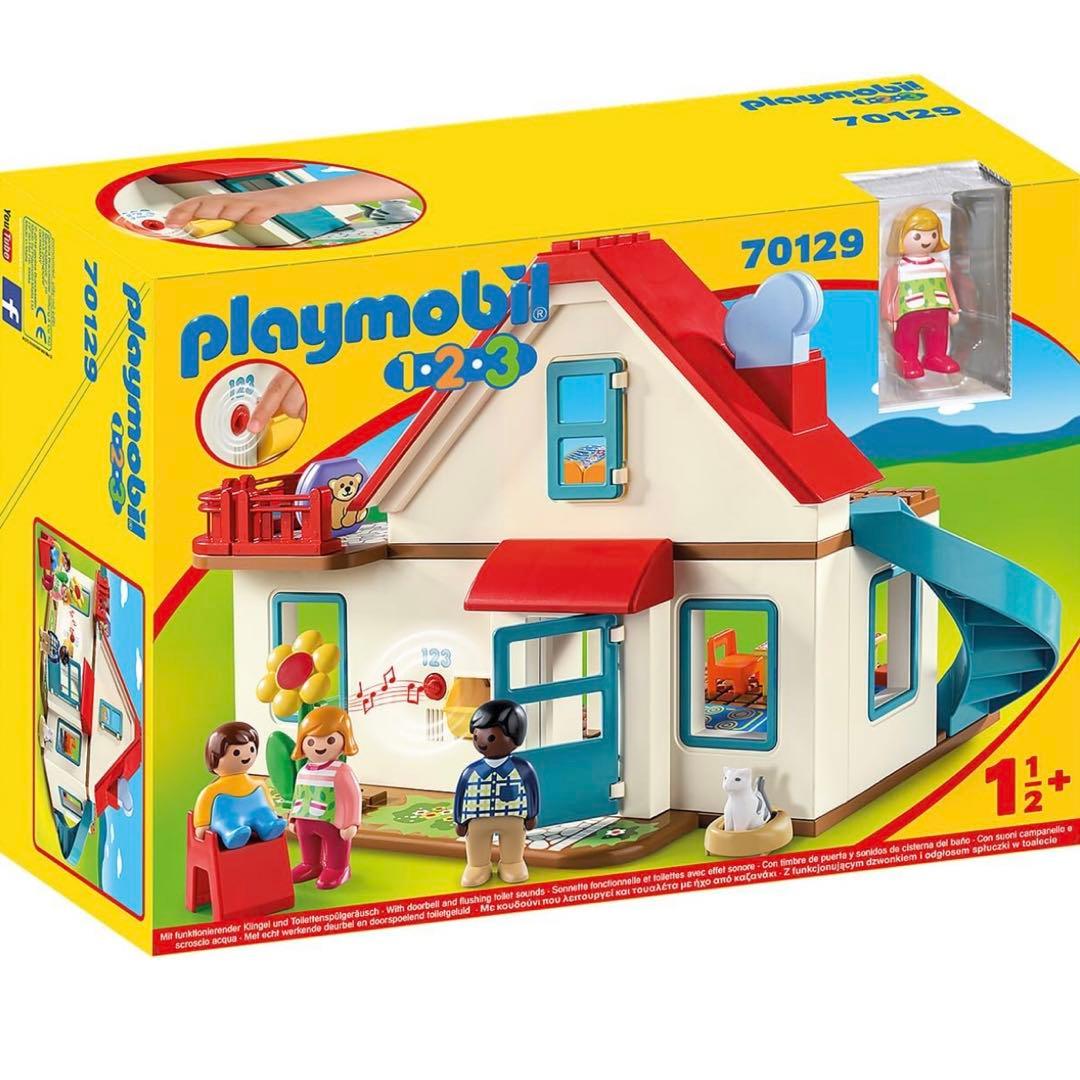 プレイモービル playmobil 1.2.3 ドールハウス - メルカリ