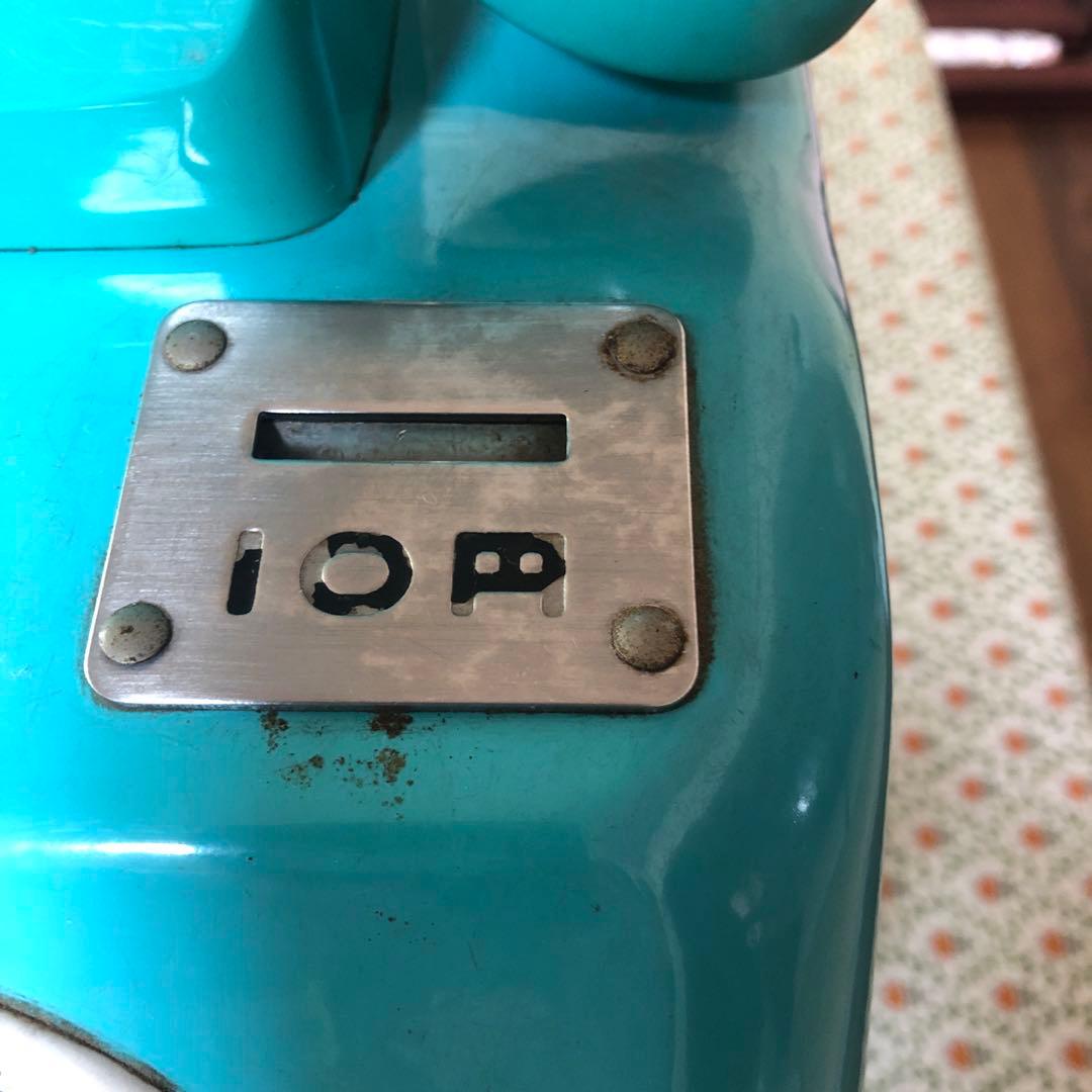 珍しい青ダイヤル式電話 型貯金箱 - メルカリ