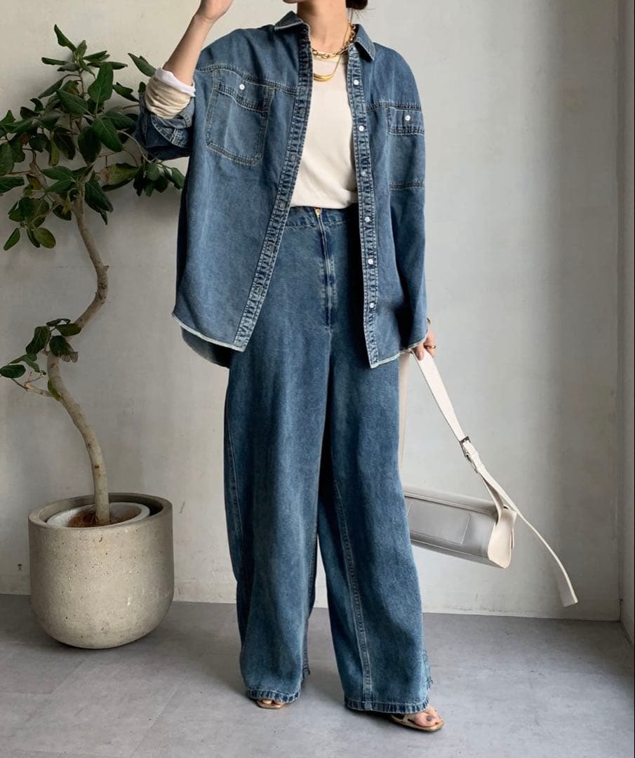 DOU DOU デニムシャツ