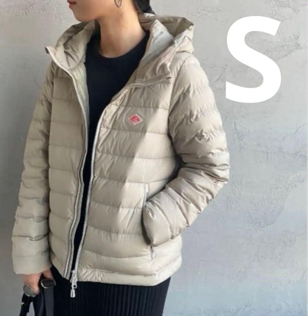 DANTONダントン ミドル丈フード付きダウンジャケットレディースベージュS DANTON/FAKE FUR HOODED DOWN JACKET｜Daytona Park(FREAK'S STORE公式