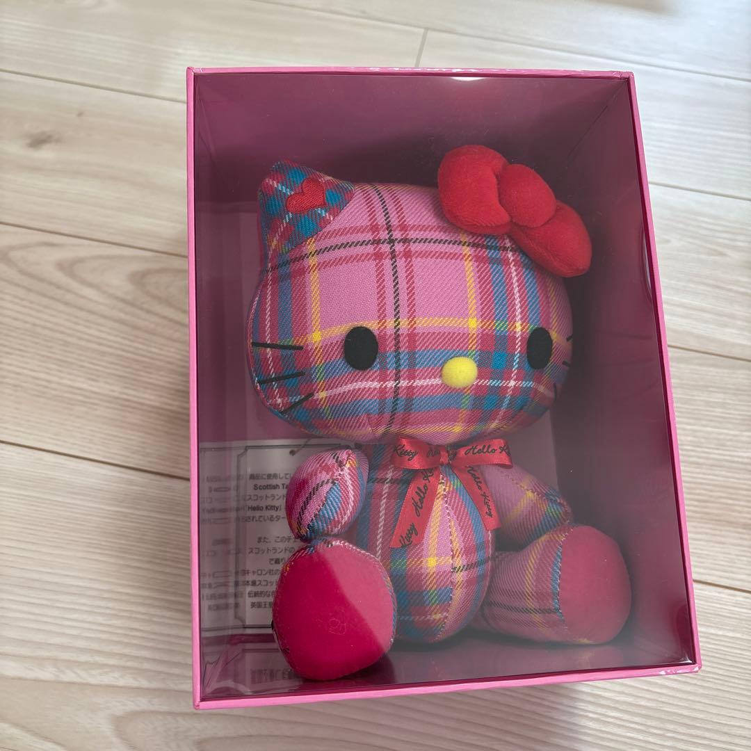 激レア⭐︎35周年記念ハローキティ タータンチェック柄　ぬいぐるみ 184630469.jpg?cmsp_timestamp=