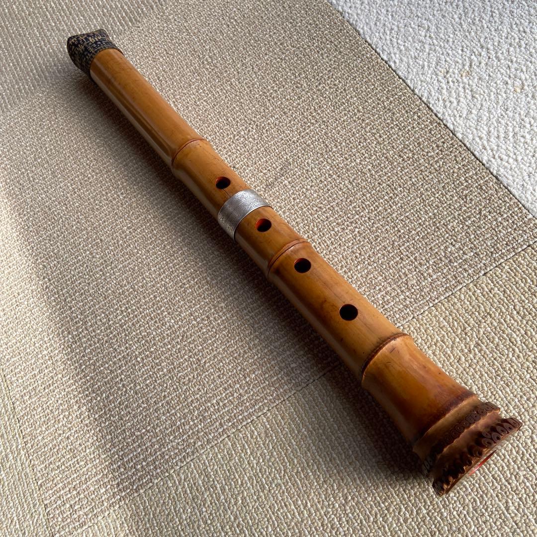 127値下げ 尺八 一尺六寸管 華水銘 恵津山作 - メルカリ