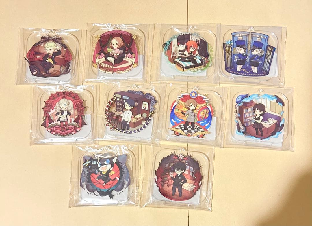 全10種セット ペルソナ5 キャラクタークロニクル アクリルスタンド