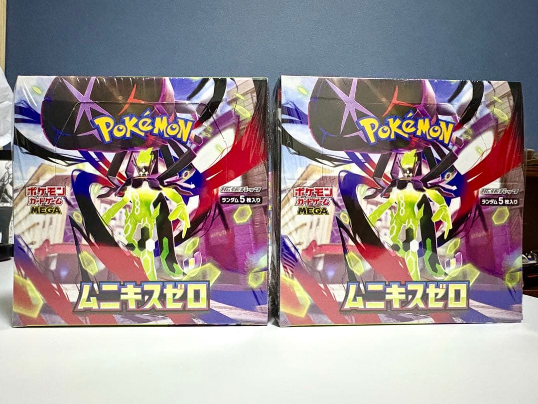 ポケモンカードゲーム ムニキスゼロ 未開封シュリンク付き 2BOX