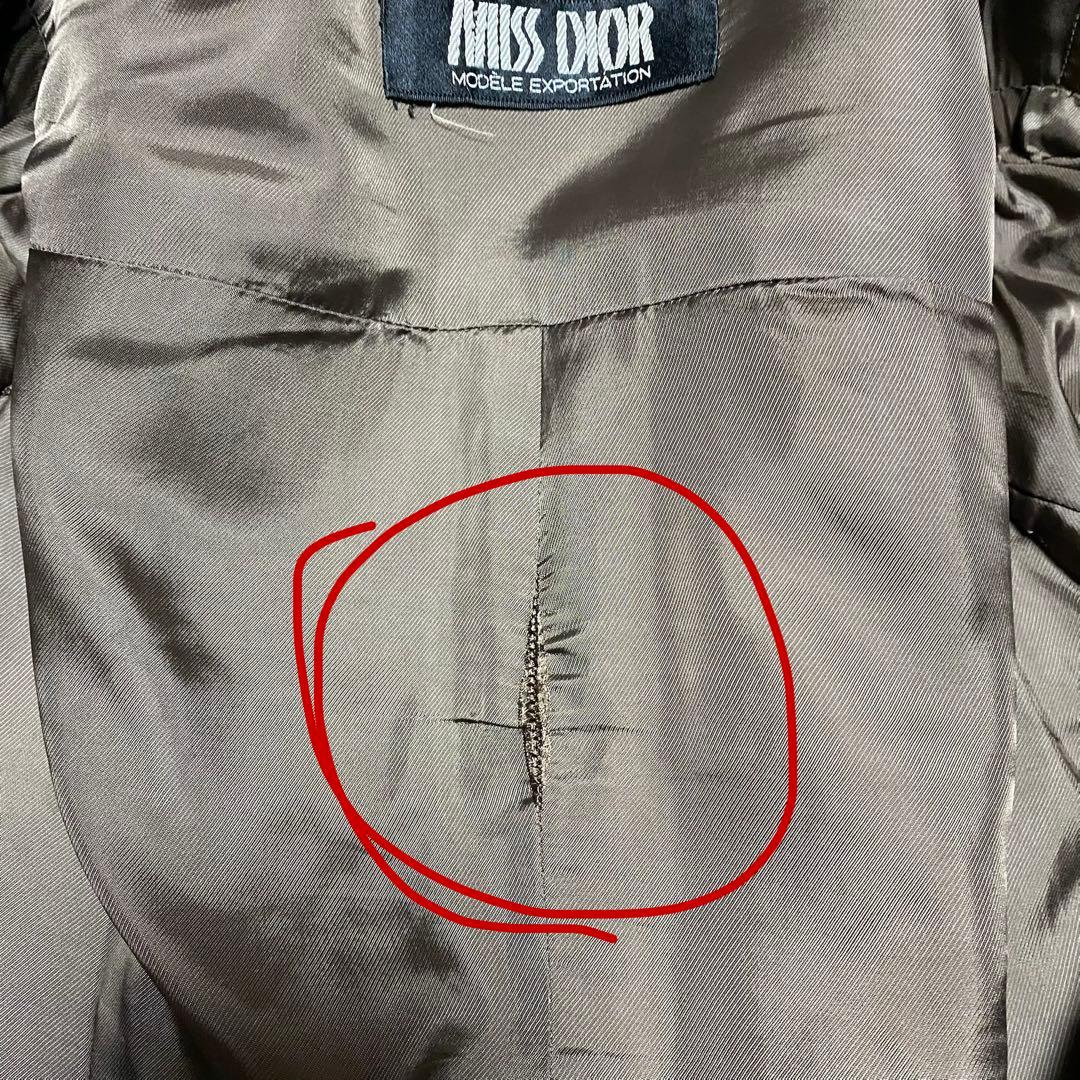 希少 ヴィンテージ】MISS DIOR タータンチェック ニットコート - メルカリ