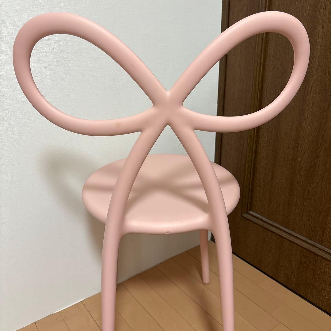 フランフラン リボンチェア ピンク - メルカリ