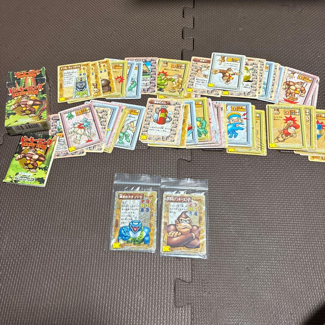 ‼️超希少ドンキーコングカードゲーム　スターターパックセットキラカード2枚他63枚