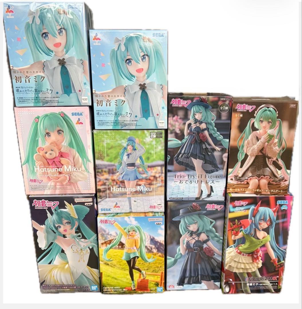 初音ミク　プライズ　フィギュア　まとめ売り　10点