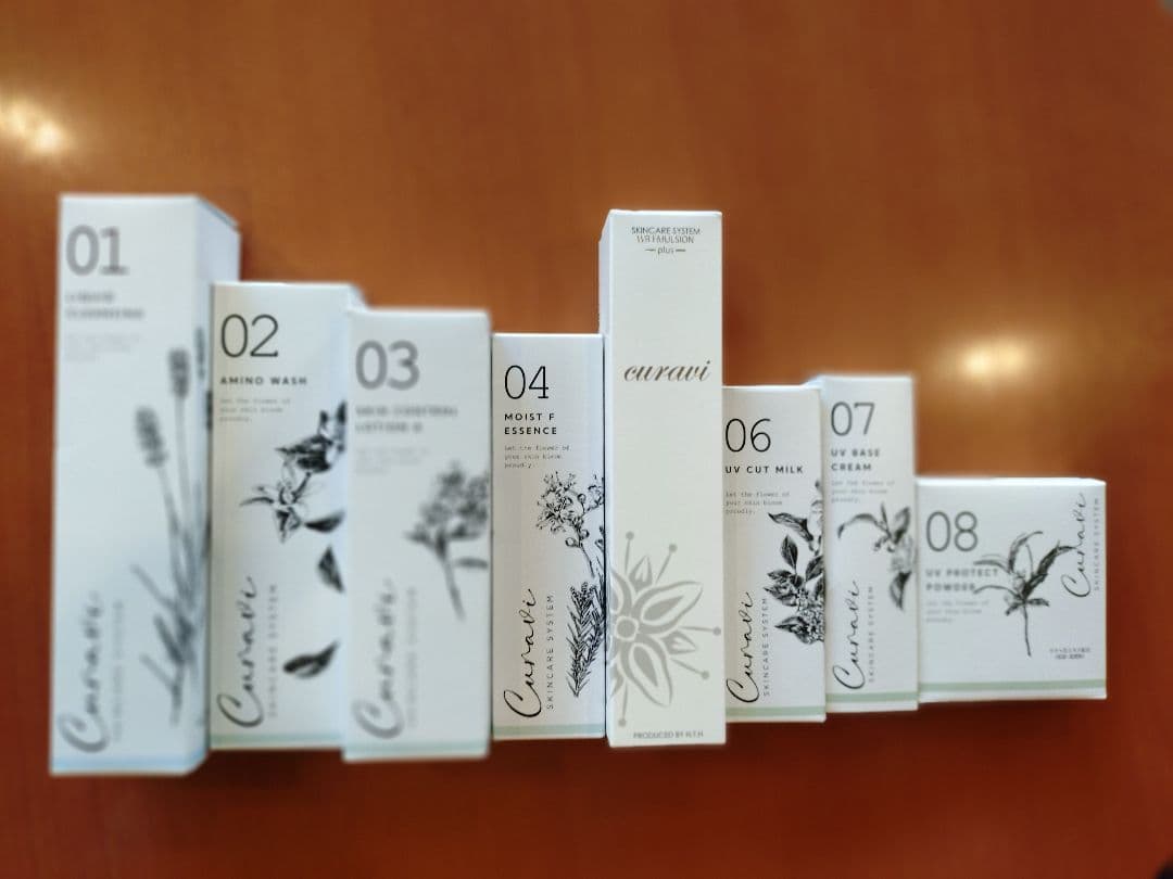 44550円 キュラヴィ　スキンケアシステム☆ 8点セット