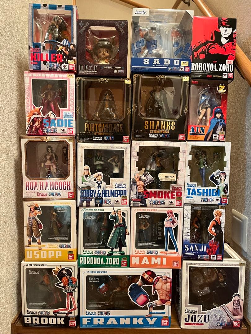 まとめ売り　フィギュアーツzeroワンピース　18体＋1 セット