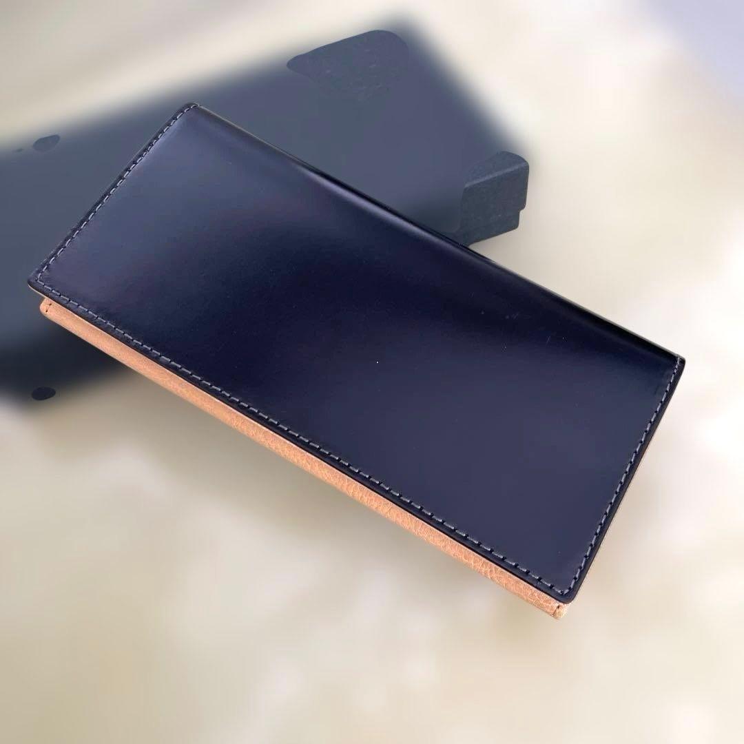 ガーネットさま専用☆新品/未使用☆ コードバン(馬革) 長財布 (化粧箱入)