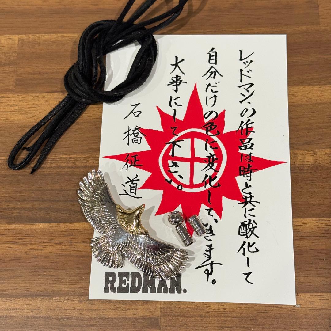 美品 REDMAN レッドマン 頭金イーグル ネックレス ゴールド 18金