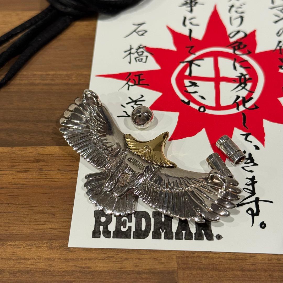 美品 REDMAN レッドマン 頭金イーグル ネックレス ゴールド 18金