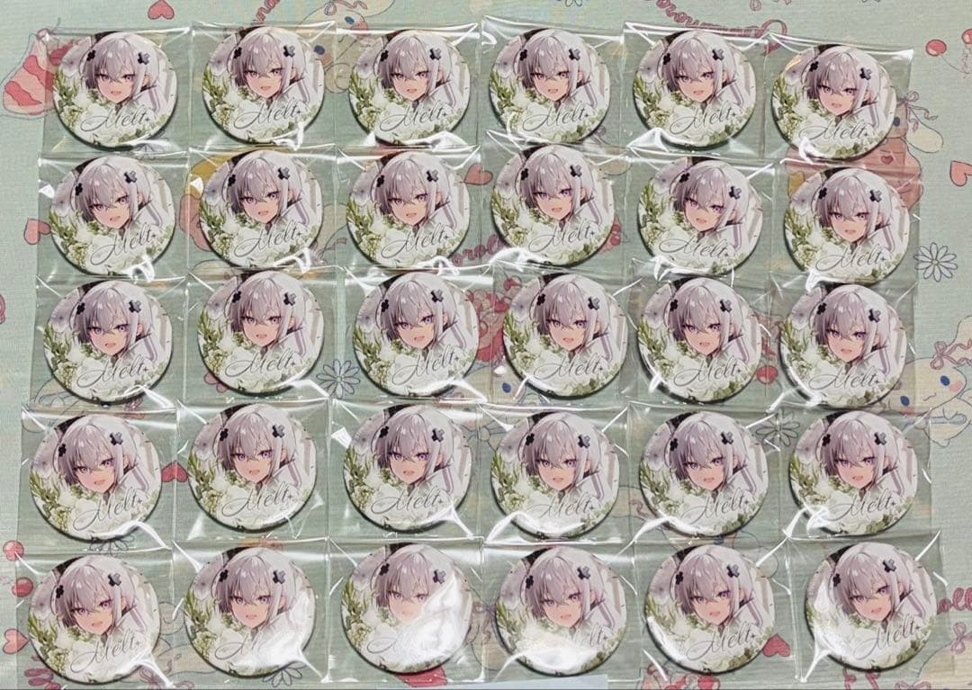 めておら☆メルト・ダ・テンシ☆2024☆Birthday☆等身缶バッジ☆30個