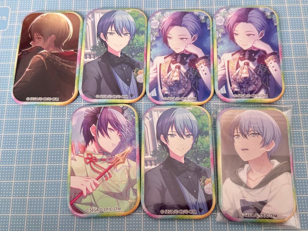 プロジェクトセカイ プロセカ 青柳冬弥 スクエア缶バッジ まとめ売り