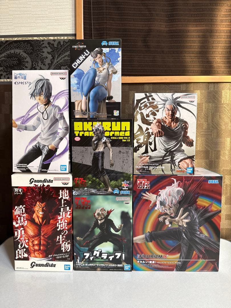 フィギュア まとめ売り 7点(ダンダダン とある ハンターハンター 刃牙
