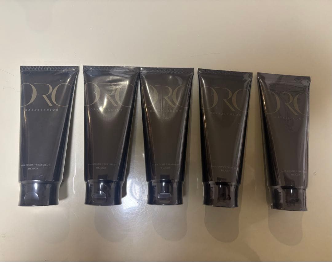 ☆未使用☆デイラルカラー 5本セット　ヘアカラートリートメント　白髪 8354 【初回限定】染まルン♪ヘアカラートリートメント 220g カラー