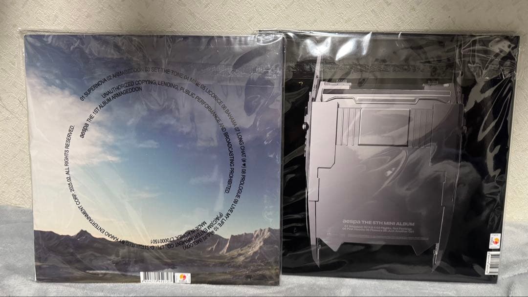未開封アナログ盤セット！aespa「Armageddon」「Whiplash」 - メルカリ
