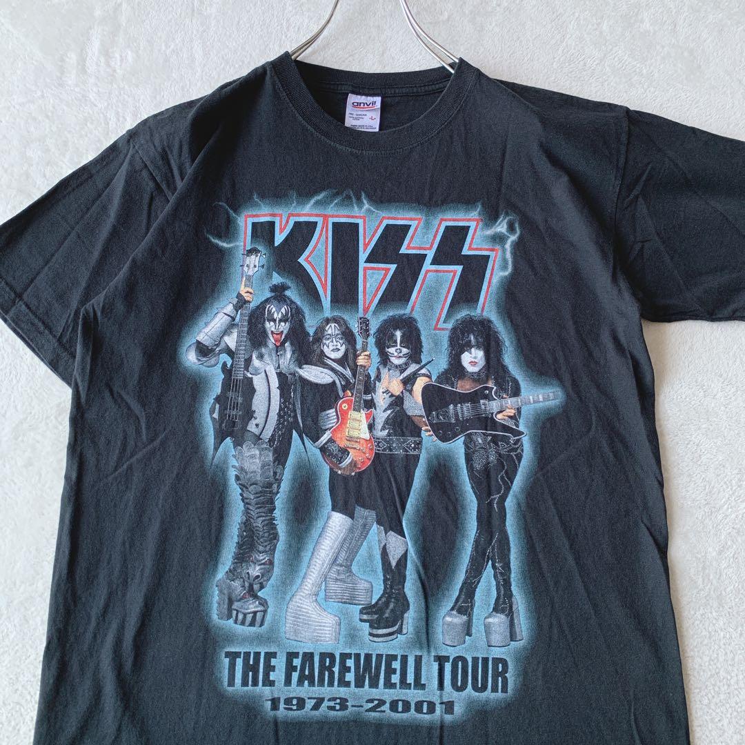 米国製 00s KISS Ｔシャツ THE FAREWELL TOUR 2001 Kiss Farewell Tour Tour Tee 2000 - Etsy