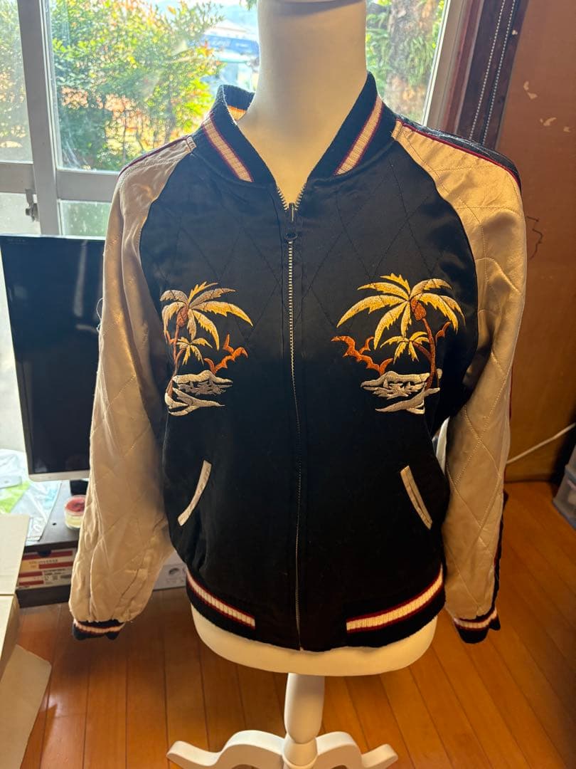 Vintage ドラゴン×グアム刺繍 　　 スカジャン スーベニアジャケット