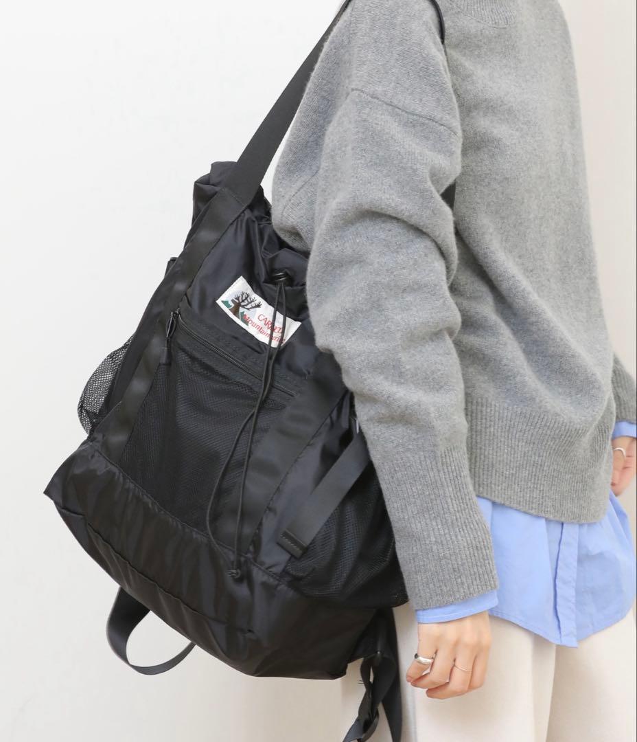 別注　CARIBOU MOUNTAINEERING バックパック ブラック WEB限定追加13》別注【CARIBOU MOUNTAINEERING】 バックパック（バック