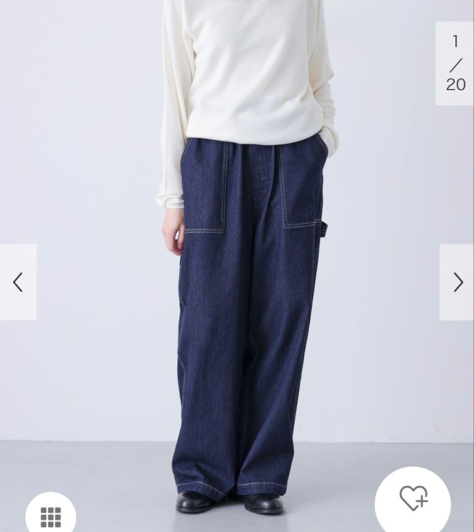 かぐれ　デニムイージーペインターパンツ