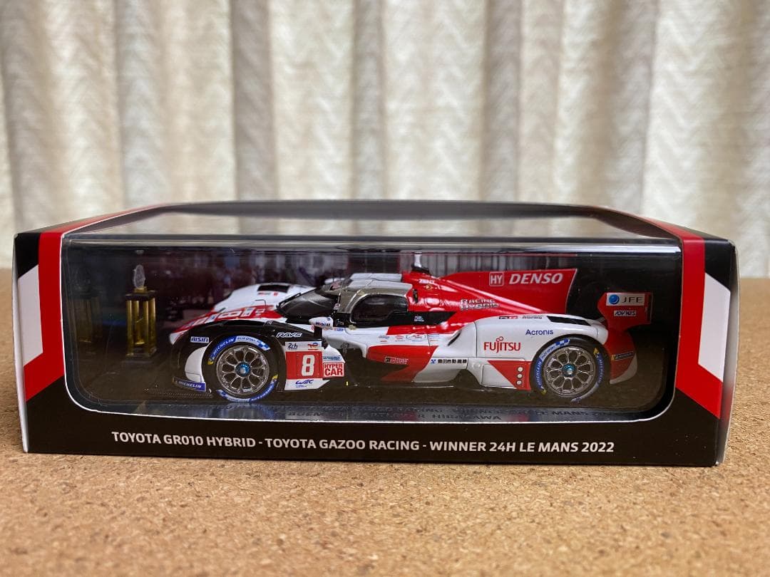 スパーク 1/43 トヨタ GR010 2022 ル・マン トロフィ付