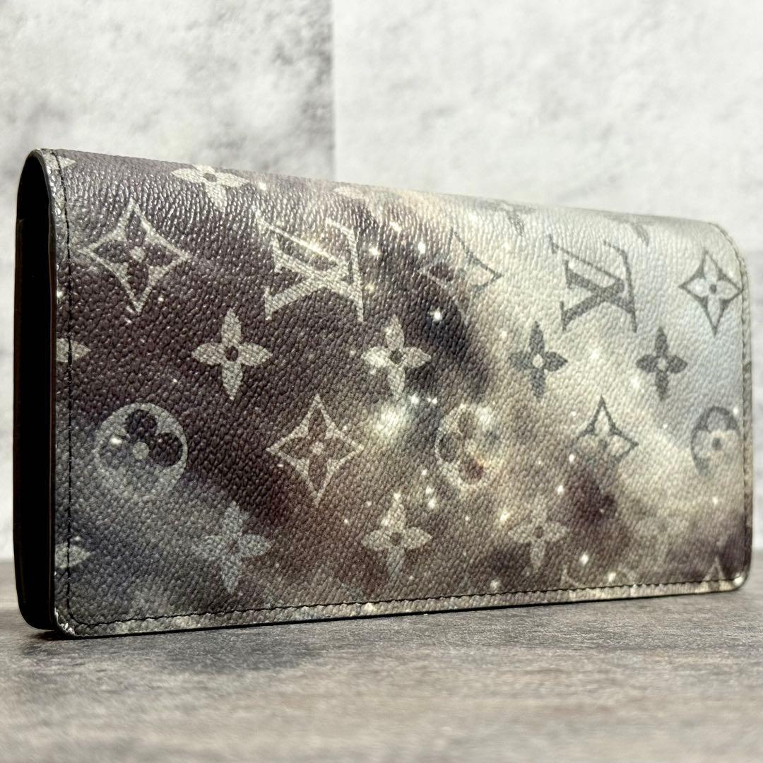 入手困難 限定品⭐️ルイヴィトン ギャラクシー ポルトフォイユ ブラザ 黒 長財布