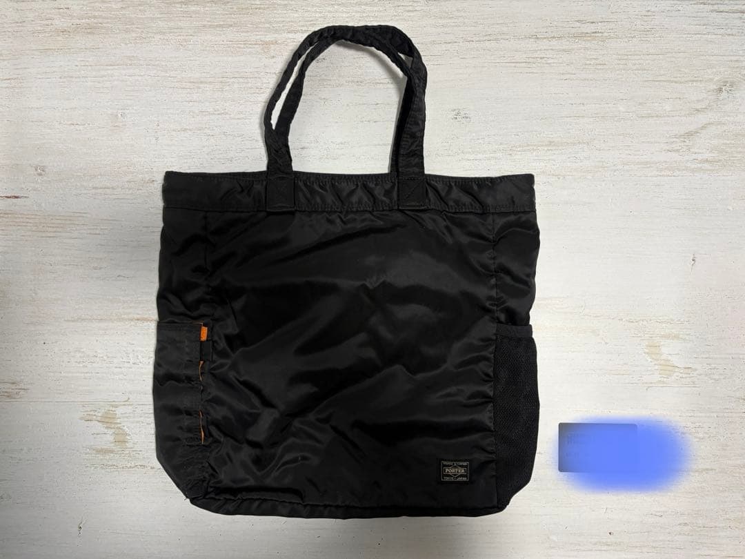 HEADPOTER ナイロン トートバッグ　ブラック　ギャランティーカード付