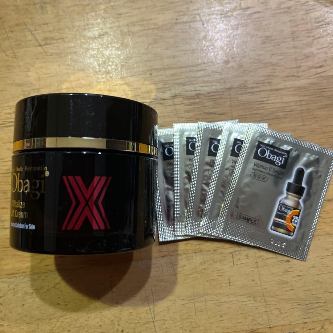 オバジ バイタライズリフトクリーム 50g C25セラムサンプル✖️5