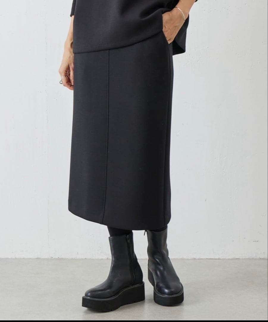 再値下げ！BEARDSLEY ダンボールタイトスカート ブラック　サイズ0