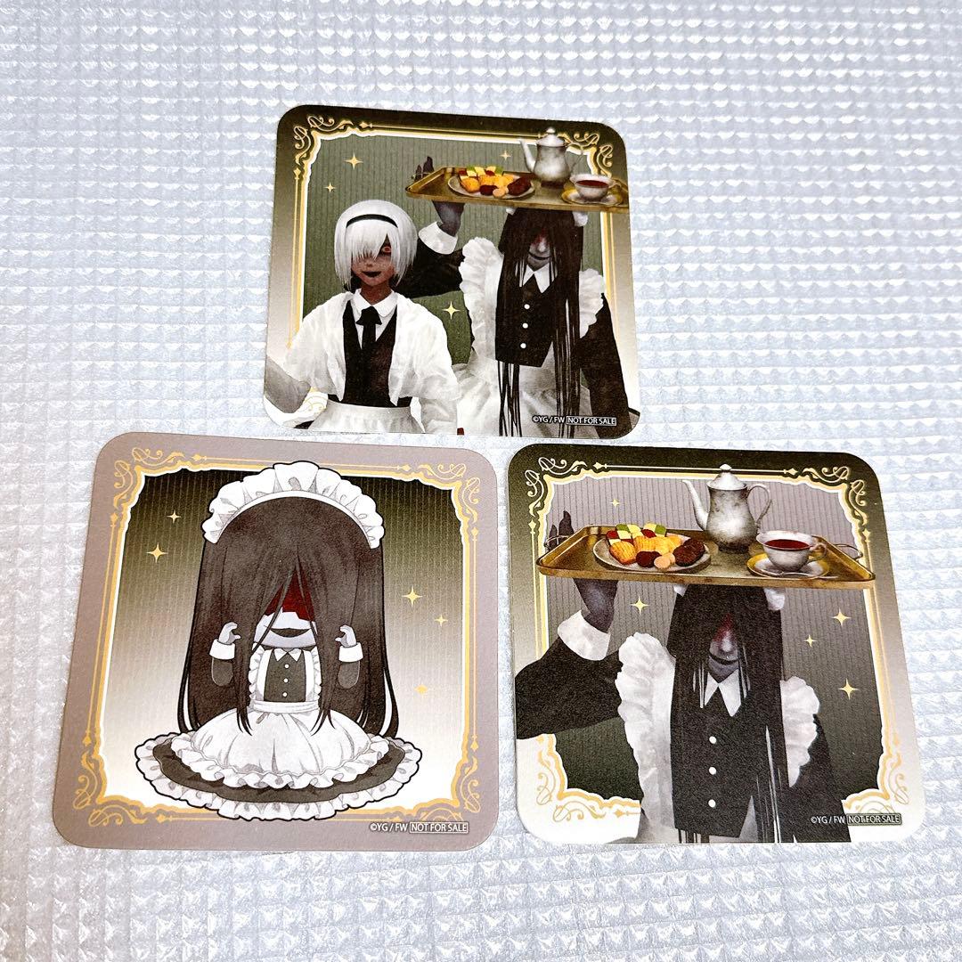 文字化化 カフェ 特典 コースター 這いばい男　レインコート 池袋限定