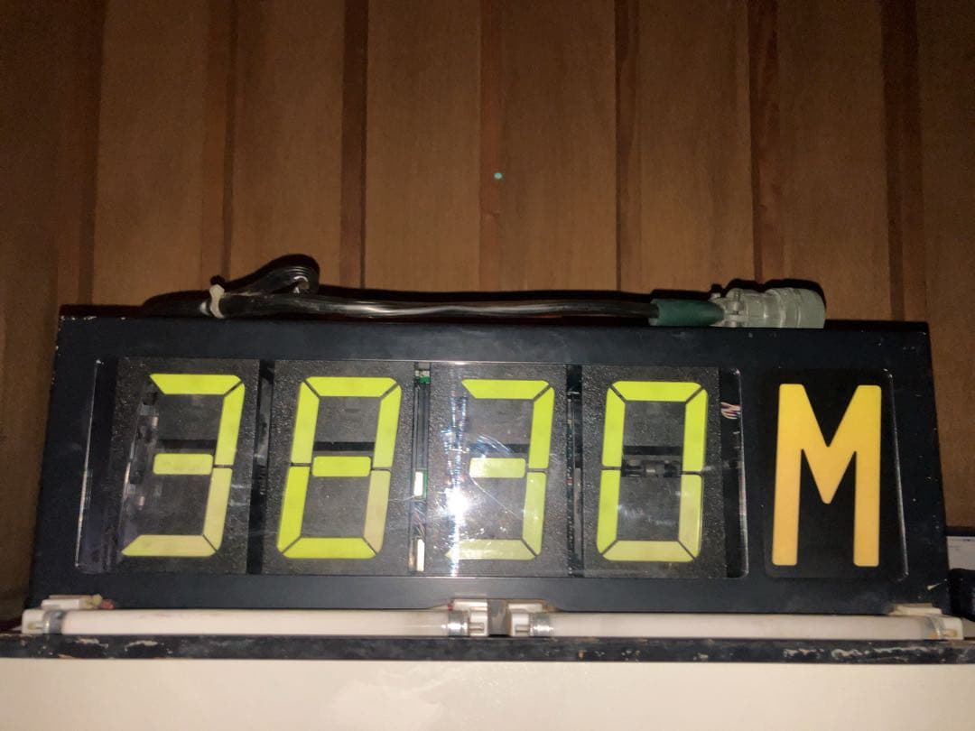 鉄道部品　列車番号表示器　マグサイン式　国鉄　 107系 211系など 鉄道部品列車番号表示器マグサイン式国鉄 107系 211系など