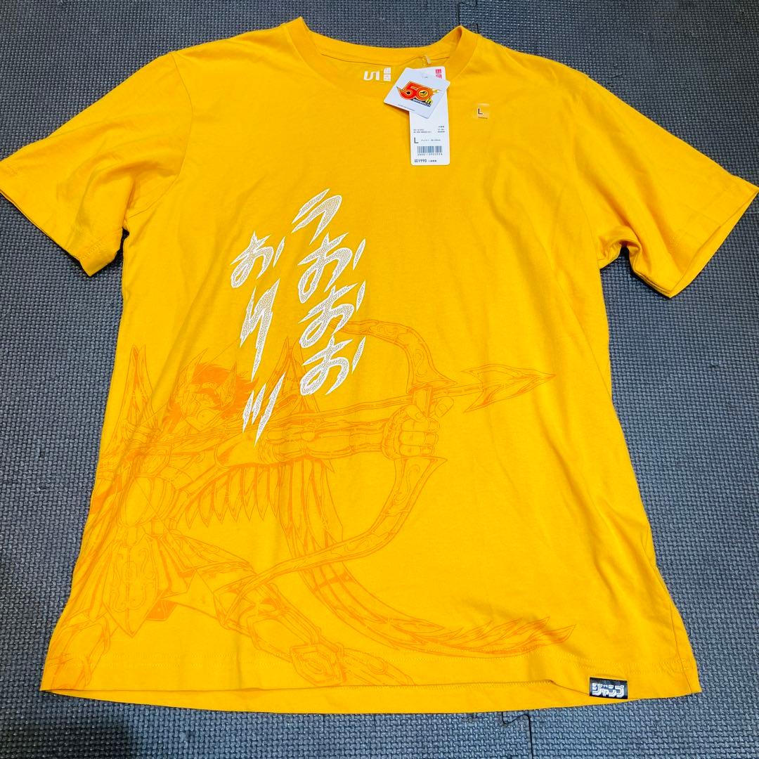 UT 週刊少年ジャンプ50周年記念コラボTシャツ 聖闘士星矢 メンズ L