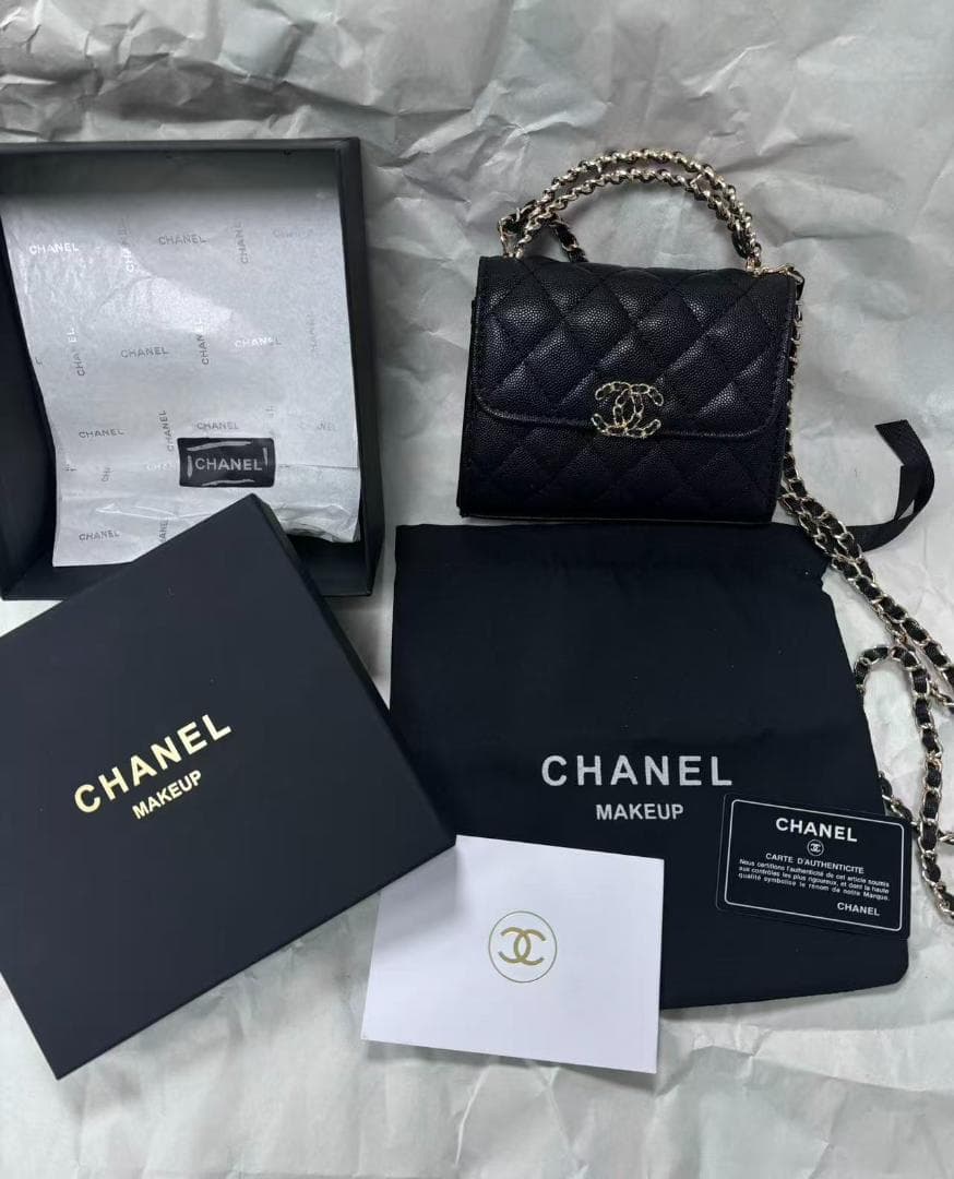 【限定VIP】 非売品ショルダーバッグ ブラック ノベルティギフト cc ✨今日特別 非売品 VIP限定ノベルティ ブラック ショルダーバッグ hs