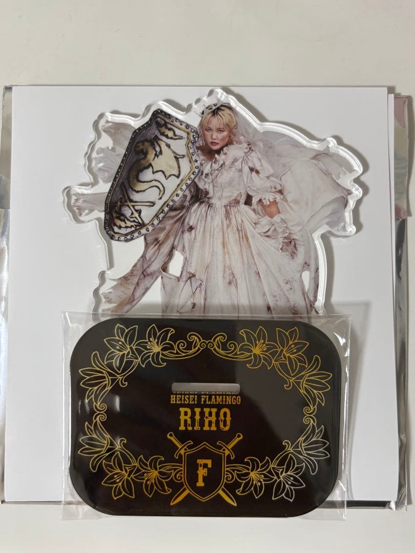 平成フラミンゴ 平フラ 助け展 RIHO アクリルスタンド アクスタ - メルカリ